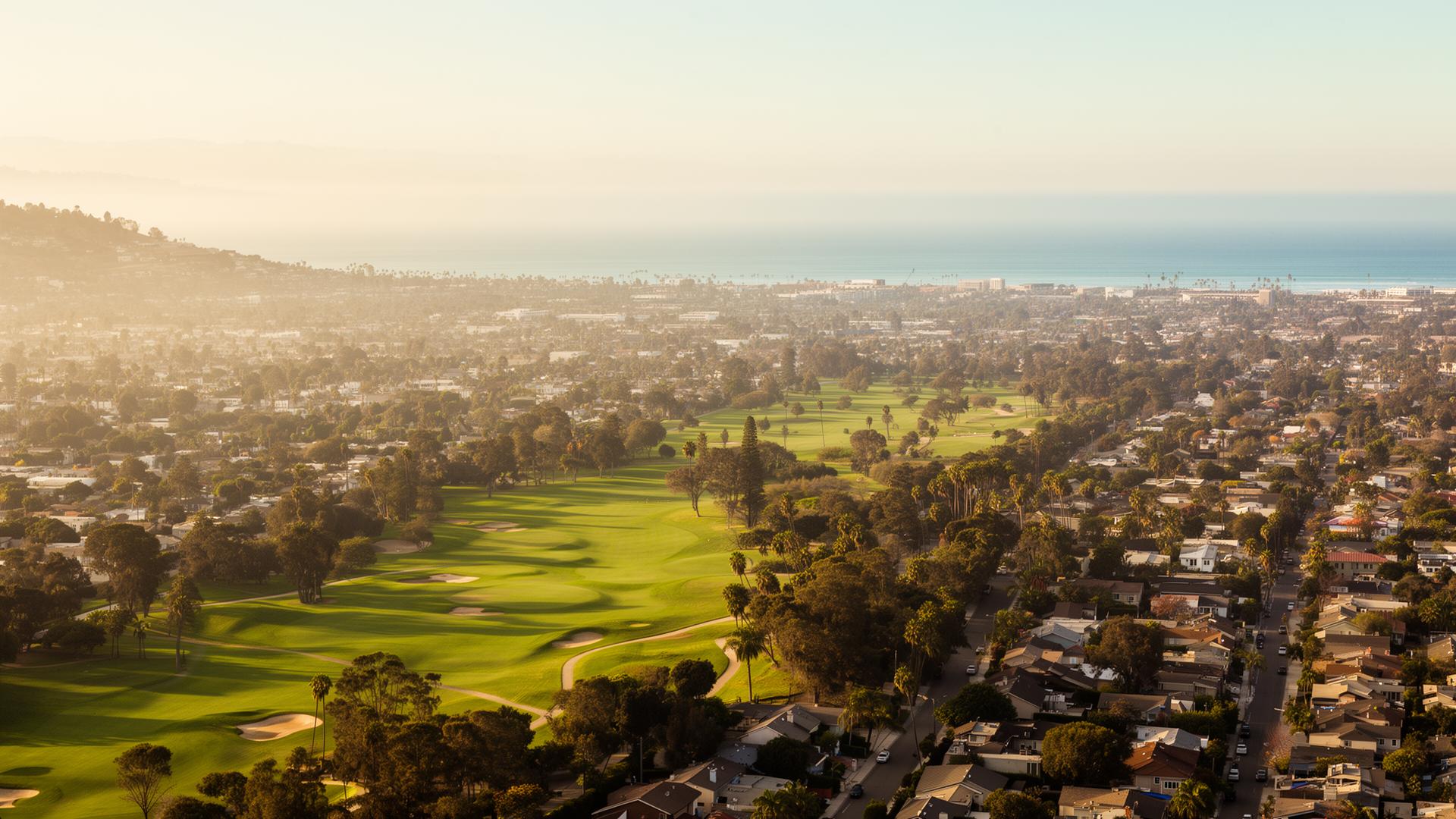 Torrance and South Bay neighborhoods with parks meeting the Pacific coast
